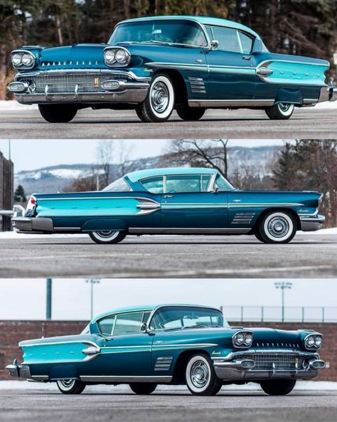 1958 Pontiac, Automobile Advertising, Heart Break, Pontiac Cars, Best Muscle Cars, Drifting Cars, Classic Vehicles, Pontiac Bonneville, American Classic Cars