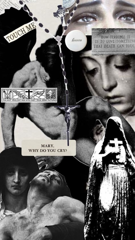 #catholic #gothic #mary #jesuschrist Dark Catholic Aesthetic, Catholic Aesthetic, Gothic Aesthetic, Jesus Christ, Energy