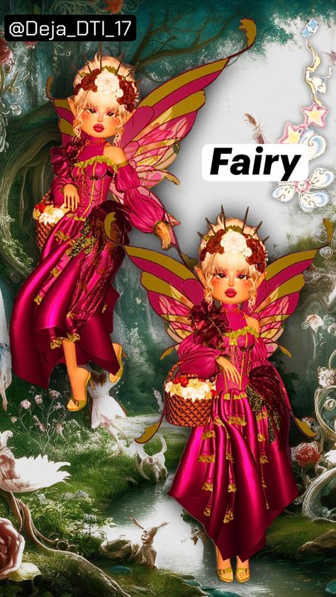 @deja_dti_17 Dress to impress outfits ~ xl1703 #dresstoimpress #dti #dtiinspo #dtioutfits #fairy #fairycostume Dress To Impress Outfits, Fairy Costume, My Images, Dress To Impress