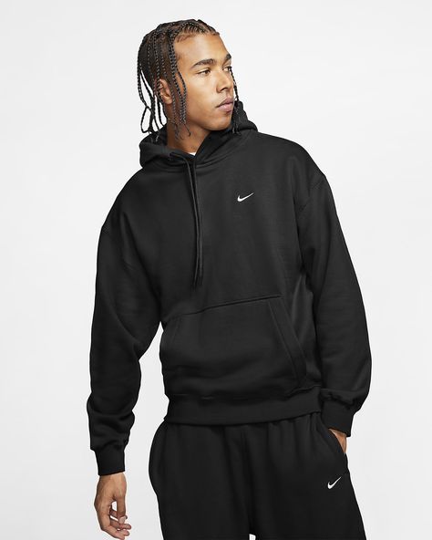 Mens Fleece Hoodie, Nike Crewneck, Nike Fleece, Nike Pullover, Nike Sweater, Nike Store, Nike Hoodie, Black Nike, Mens Fleece