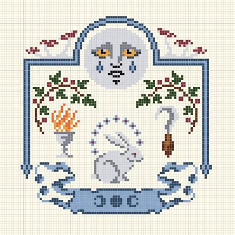 Cross Stitch Circle Pattern, Cross Stitch Patterns Free Grid, Gothic Embroidery Patterns Free, Medieval Cross Stitch Patterns, Pagan Cross Stitch Patterns Free, Little Cross Stitch Patterns, Graphic Crochet Pattern, Silly Cross Stitch, Cat Grid Pattern