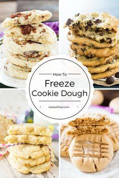 Freezable Cookie Dough, Freezer Cookies Recipes, Freezer Cookie Dough, Freezing Cookie Dough, Freezing Cookies, Freeze Cookies, Freeze Cookie Dough, Freezable Cookies, Recipes To Freeze