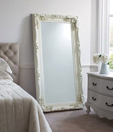 Beautiful Large Ornate Cream Ivory Wall Mirror 6ft x 3ft , GL42 Carved Wood Frame, Leaner Mirror, Elegant Mirrors, Baroque Design, Outdoor Bistro Set, Outdoor Mirror, Outdoor Furniture Covers, Large Wall Mirror, Chandelier Floor Lamp