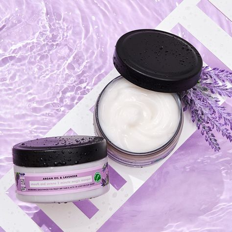 Argan Oil & Lavender Magic Mask for Smooth Frizz Free Hair| Lavender Magic, Love Beauty Planet, Beauty Planet, Frizz Free Hair, Lavender Hair, Frizz Free, Free Hair, Argan Oil, Hair Mask