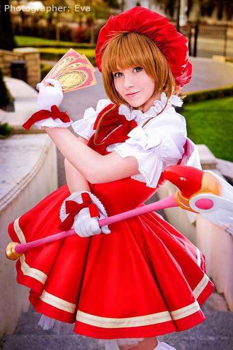 Anime Gown, Cardcaptor Sakura Cosplay, Moon Reference, Cosplay Sakura, Sakura Cosplay, Cosplay Inspiration, Sakura Kinomoto, Cosplay Inspo, Face References