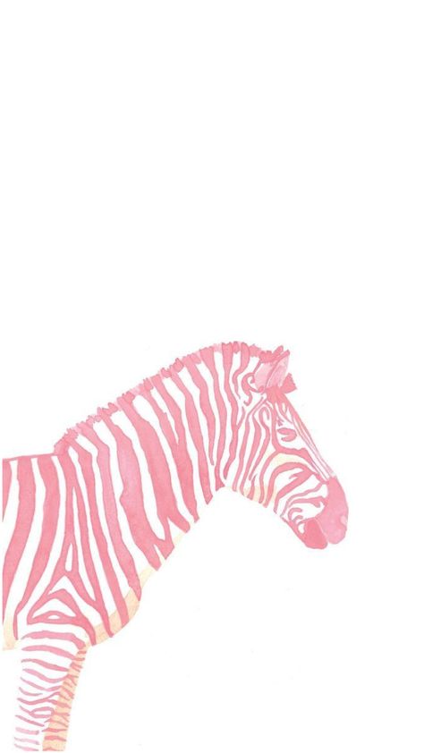 Pink Zebra Wallpaper, Zebra Watercolor, Zebra Wallpaper, Preppy Wallpapers, Smart Art, Phone 4, Preppy Wallpaper, Pink Zebra, Phone Theme