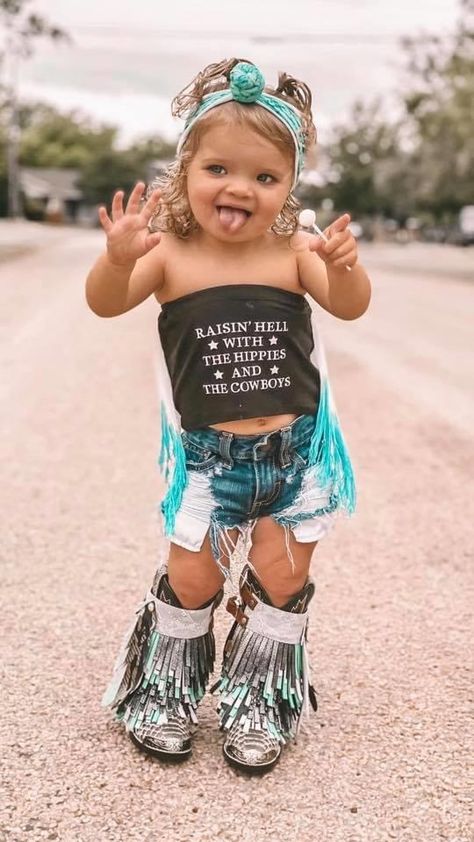 Country Baby Outfits Girl, Baby Girl Western Outfits, Country Baby Pictures, Country Baby Girl Clothes, Elizabeth Elliott, Country Babies, Country Baby Girl, Country Nursery, Baby Clothes Country