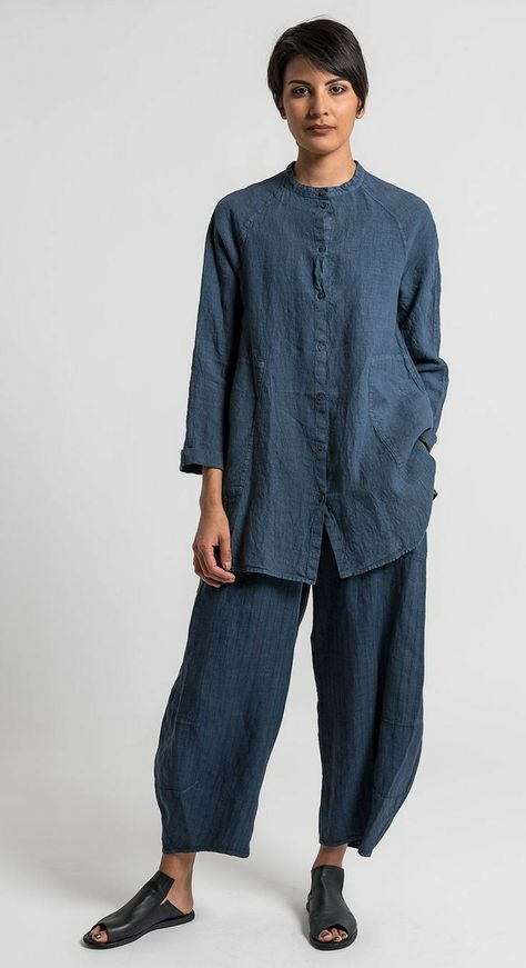 Oska Clothing, Hareem Pants, Mode Ab 50, Minimalist Moda, Santa Fe Dry Goods, Stil Boho, Linen Fashion, Dry Goods, Linen Clothes