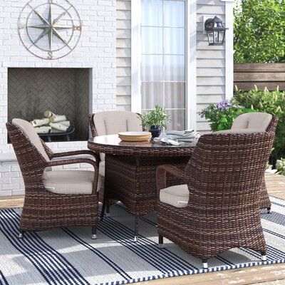 Small Outdoor Table, Wicker Dining Set, Outdoor Patio Table, Circular Table, Patio Dining Set, Bistro Set, Outdoor Dining Set, Patio Table, Patio Furniture Sets