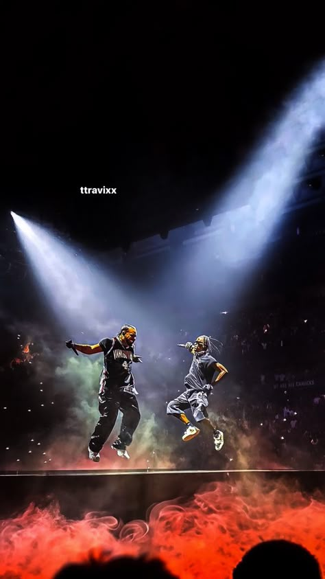 Drake And Travis Scott Wallpaper, Drake And Travis Scott, Days Before Rodeo, Drake Travis Scott, Travis Scott Concert, Future Concert, Drake Concert, Drake Photos, Drake Drizzy