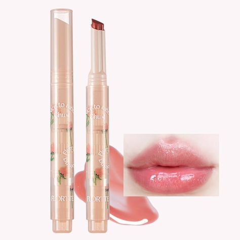 Florette Jelly Lipstick, Flortte Heart Jelly Lipstick, Florette Makeup, Flortte Heart Lipstick, Heart Shaped Lipstick, Jelly Makeup, Heart Lipstick, Plumping Lips, Milk Jelly