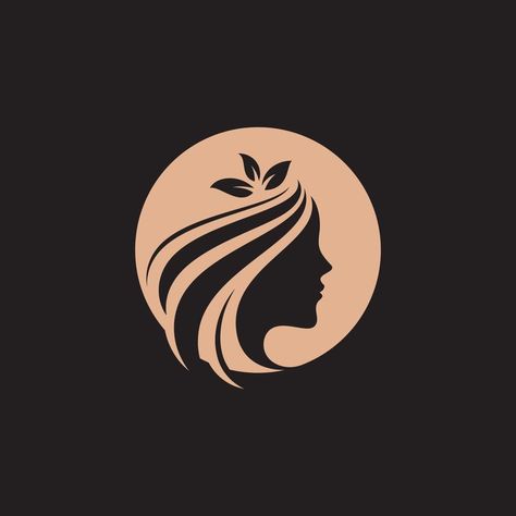 Woman hair salon logo design luxury Vector Hair Salon Design Logo, Shampoo Logo Design, Hairstyle Logo, Hair Studio Logo, Hairdresser Logo Design, Hair Salon Logo Design, Hair Logos, Hair Stylist Logo Design, Logo Design Luxury