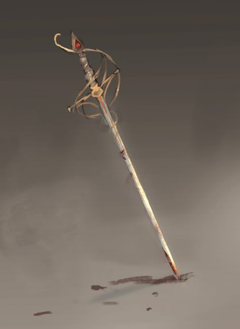 Rough draft of magical rapier from the Dungeons and Dragons Melee Module by Underbane Productions. Dnd Magic Longsword, Fantasy Rapier Art, Rapier Design Dnd, Magic Rapier, Fantasy Rapier, Gate Of Babylon, Double Jointed, Magic Items, Rough Draft