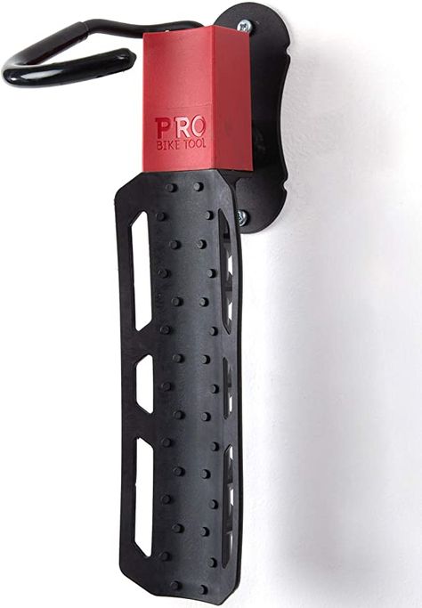 PRO BIKE TOOL Swivel Bike Wall Hanger - Vertical Indoor Storage Mount for 1 Bicycle in Garage or Home - Cycling Rack - Space Saver Holder, Hook for Bicycles (2 Pack) : Amazon.co.uk: Sports & Outdoors Bicycle Wall Mount, Indoor Bike Storage, Bicycle Hanger, Bike Rack Wall, Bike Hooks, Bike Wall Mount, Bike Hanger, Bike Wall, Pro Bike