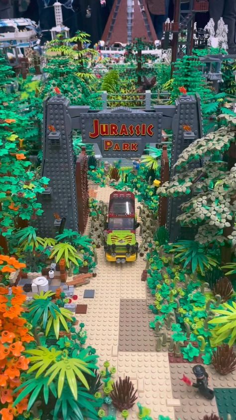 Preston and Jonathon | Incredible Jurassic Park display at @blackcountrybrickshow by @thecollectoremporium . . . . #lego #legoinstagram #legojurassicpark... | Instagram Lego Jurrasic Park, Lego Jurassic Park, Lego Jurassic, Jurrasic Park, Lego Jurassic World, April 7, Jurassic Park, Jurassic World, Preston