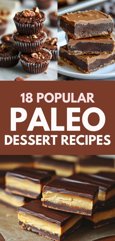 Decadent paleo dessert bars and chocolate treats made with wholesome ingredients. Featuring layered chocolate caramel bars, rich nutty brownies, and fudgy no-bake cups, these gluten-free and dairy-free desserts are perfect for a sweet treat while staying paleo-friendly. Crave Cookies, Paleo Dessert Recipes, Dairy Free Treats, Paleo Recipes Dessert, Creamy Pudding, Paleo Desserts, Paleo Dessert, Guilt Free, Refined Sugar