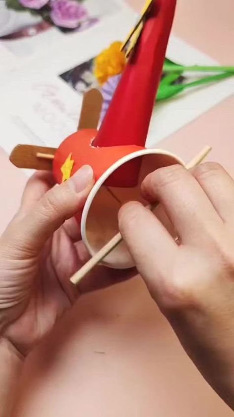 Diy Helicopter 🚁 #diy #helicopter #craft #art #artwork #artcraft #learn #kids #foryou #fyp #foryoupage #reels #reelsfb #reelsvideo #lliamvlogs | Lliam Vlogs | No Copyright Prod & DJ Bad · Just 2 of Us (Radio Edit) Mainan Diy, Paper Craft Videos, Easy Paper Crafts Diy, Hand Crafts For Kids, Instagram Reel, Aktivitas Montessori, Seni Origami, Diy Crafts For Kids Easy, Fun Easy Crafts