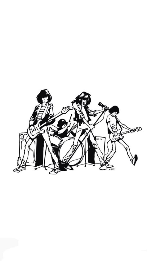 Ramones wallpaper iPhone Band Iphone Wallpaper, Punk Rock Wallpaper, Punk Rock Art, Punk Wallpaper, Best Wallpaper Hd, The Ramones, Arte Punk, Music Illustration, Punk Rock Bands