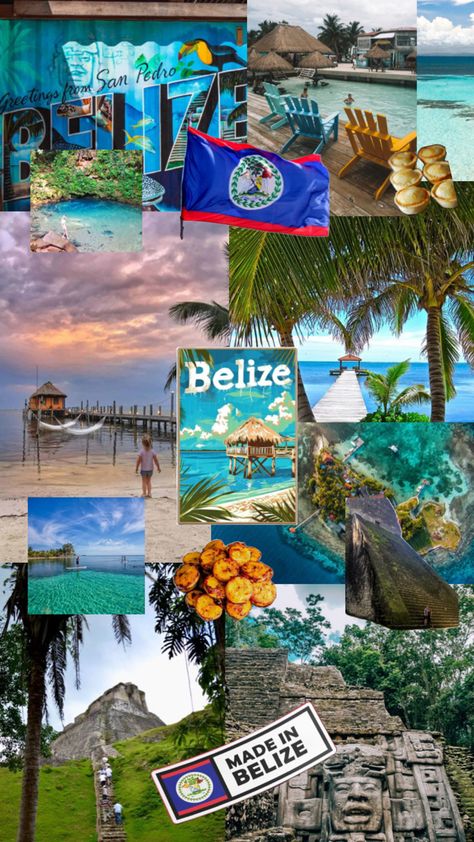 #collage #Belize #country #aesthetic #viralpost #plantains #BelizeanMeatPies #BelizeanFood Solo Traveling, Belize Vacations, Country Aesthetic, Top Places To Travel, Travel Inspiration Destinations, Adventure Travel Explore, Belize Travel, Dream Vacations Destinations, Dream Travel Destinations