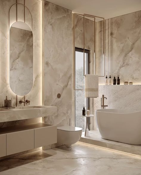 Natural Marble Bathroom, Modern Shower Tile Ideas Walk In, Light Marble Bathroom, Bathroom Ideas Marble Tile, One Tile Bathroom, Warm Marble Bathroom, Small Marble Bathroom Ideas, Taj Mahal Quartzite Bathroom, Bathroom Marble Wall