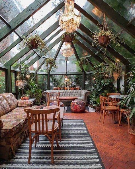 Lots Of Plants, Interior Boho, House Planning, Cozy Place, House Goals, Greenhouses, Dream Rooms, Dream House Decor, Garden Room