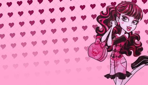 Board Art Draculaura Wallpaper Laptop, Draculaura Header, Draculaura Banner, Cartoon Laptop Wallpaper, Monster High Ipad Wallpaper, Horror Laptop Wallpaper, Monster High Pc Wallpaper, Monster High Wallpaper Laptop, Monster High Desktop Wallpaper