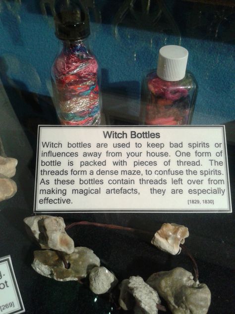 Artifact's from the Witch Museum Witch Museum, Places In Cornwall, Casting Spells, Witch Bottles, Types Of Magic, Bad Spirits, Traditional Witchcraft, Occult Science, Witch Cottage