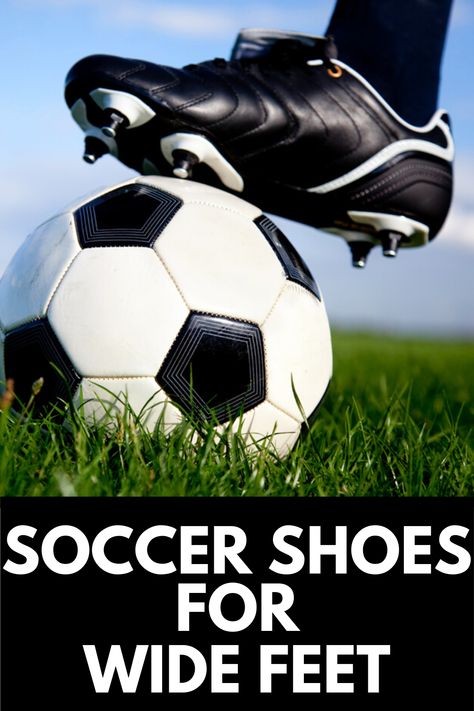 If you or your child has wide feet, it can be difficult finding soccer shoes that fit well and provide comfort and breathability all throughout practices and games. Here, we review the best soccer shoes for wide feet! Read more at OwnTheYard.com! Shoes For Wide Feet, Best Soccer Shoes, Kids Soccer Shoes, Indoor Soccer, Shoes For Kids, Athletic Gear, Kids Soccer, Play Soccer, Shoe Company