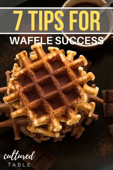 Make Waffles, Daycare Menu, How To Make Waffles, Waffle Irons, Tips For Success, Delicious Breakfast Recipes, Fancy Food, Waffle Iron, Waffle Maker