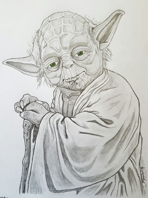 Star Wars Artwork Draw, Star Wars Yoda Drawing, Drawing Ideas Star Wars, Star Wars Drawings Pencil, Star Wars Sketches Pencil, Star Wars Sketches Easy, Star Wars Art Drawings Easy, Star Wars Drawings Sketch, Star Wars Art Drawings Sketch