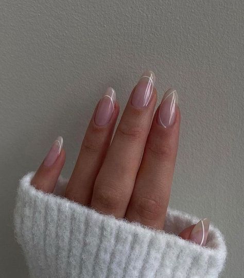 👜 on Twitter: "nails inspo… " Transparent Nails, Lines On Nails, Minimal Nails, Her Nails, Clear Nails, Neutral Nails, Minimalist Nails, Fire Nails, Dream Nails