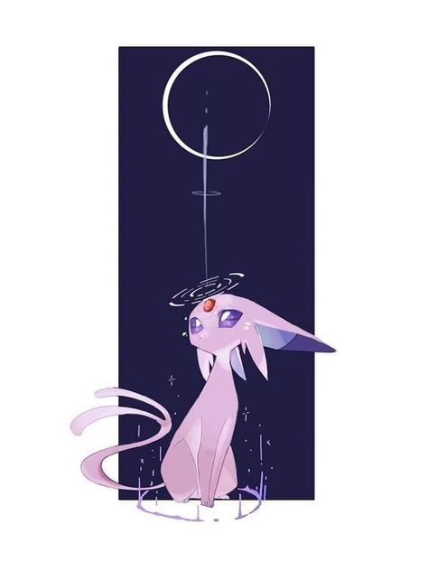 Cute Pokemon Art, Umbreon And Espeon, Pokemon Eevee Evolutions, Pokemon Mew, Pokemon Eeveelutions, Cute Pokemon Pictures, Eevee Evolutions, Pokemon Eevee, Cute Pokemon Wallpaper