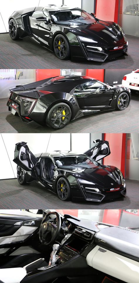 Lykan Hypersport Black, W Motors Lykan Hypersport, Fenyr Supersport, Maclaren Cars, W Motors, Lykan Hypersport, Dream Vehicles, Custom Pickup Trucks, Fast Sports Cars