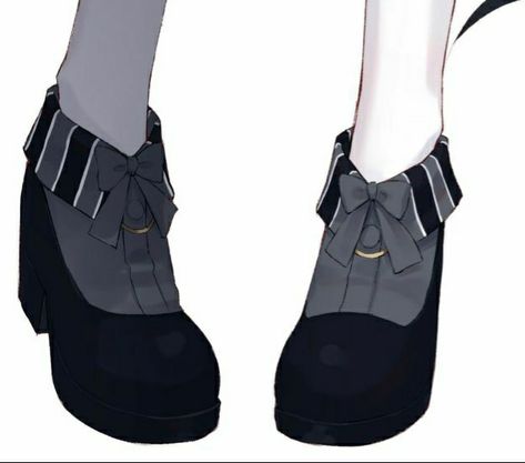 Female Shoes Drawing, Sandals Reference Drawing, Front Facing Shoes Reference, Shoes Fancy Men, Shoes From Front View, Shoes Facing Forward, School Shoes Drawing, Fantasy Shoes Drawing, Anime High Heels