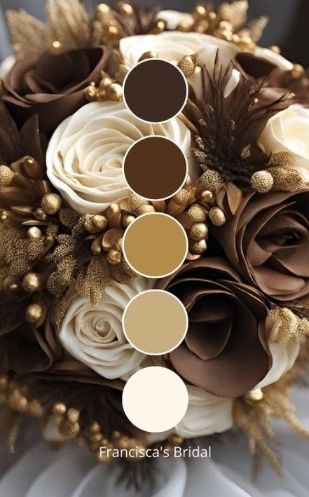 Brown Color Wedding Theme, Beige Brown Wedding Theme, Brown And White Wedding Theme, Wedding Brown Theme, Brown And Tan Wedding, Brown And Champagne Wedding, Chocolate Brown Wedding Theme, Champagne And Brown Wedding, Brown And Cream Wedding