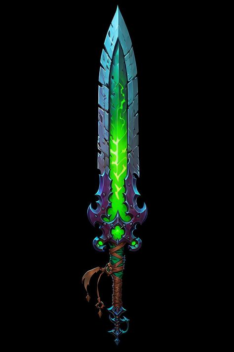 Halberd Design, Greatsword Concept Art, Greataxe Art, Big Swords Fantasy, Pink Car Accessories, Props Concept, Types Of Swords, Magic Items, Art Basics