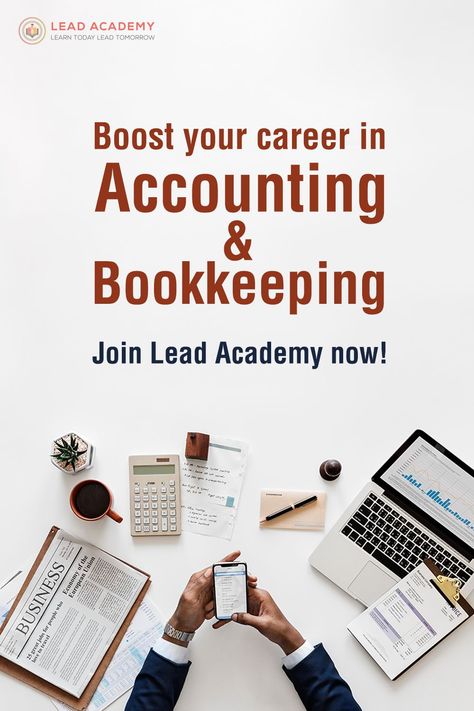 Are you scared of #Accounting? With #LeadAcademy by your side, you don't have to be worried anymore. #Join the Accounting & Bookkeeping online course and #learn accounts and bookkeeping the easiest way. #Onlinecourse #Bookkeeping #Accounts Bookkeeping Course, Accounting Bookkeeping, Are You Scared, Graphic Design Business, Online Accounting, By Your Side, Design Business, Online Course, Business Design