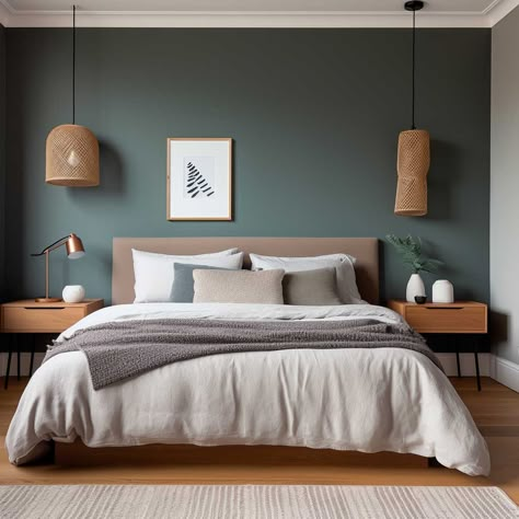 5+ Easy Painting Bedroom Ideas for a Quick Room Refresh • 333+ Images • [ArtFacade] Paint Colour For Small Bedroom, Accent Color Wall Bedroom, Guest Bedroom Ideas Paint Colors, Bedroom Ideas Uk Interior Design, Main Bedroom Wall Colour Ideas, Spare Bedroom Ideas Colour, Colour For Small Bedroom, Primary Bedroom Color Palettes, Small Bedroom Colors