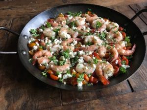 Shrimp Santorini Recipe, Shrimp Santorini, Recipes For Shrimp, Shrimp Saganaki, Greek Shrimp, Sauteed Tomatoes, Tomato And Feta, Tomatoes And Feta, Roasted Shrimp