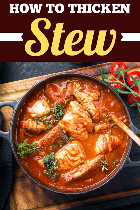 Wondering how to thicken stew? You've come to the right place. Learn how to thicken runny stew with 7easy methods. Thicken Stew, Cornstarch Slurry, How To Thicken Soup, Crockpot Stew, Searing Meat, Slow Cooker Dinner, Soup And Stew, Quick Oats, Broccoli Florets