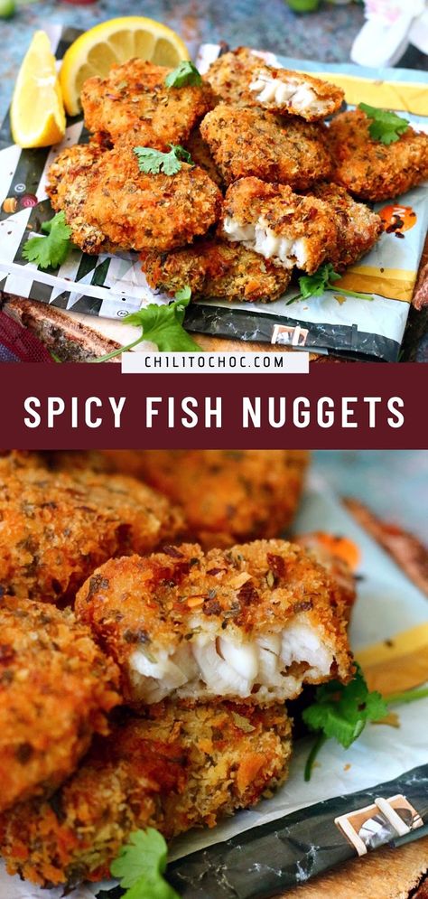 Crumbed Fish, Fish Nuggets, Fischer Homes, Fish Dinner Recipes, Fried Fish Recipes, Breakfast And Brunch, Peri Peri, Fish Recipes Healthy, Pescatarian Recipes