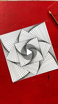 Illusions Art Drawing, Opart Illusion, Illusions Drawings, 3d Illusion Drawing, Celtic Knot Tutorial, Optical Illusions Drawings, Doodle Tutorial, Creative Doodles, Doodles To Draw When Bored