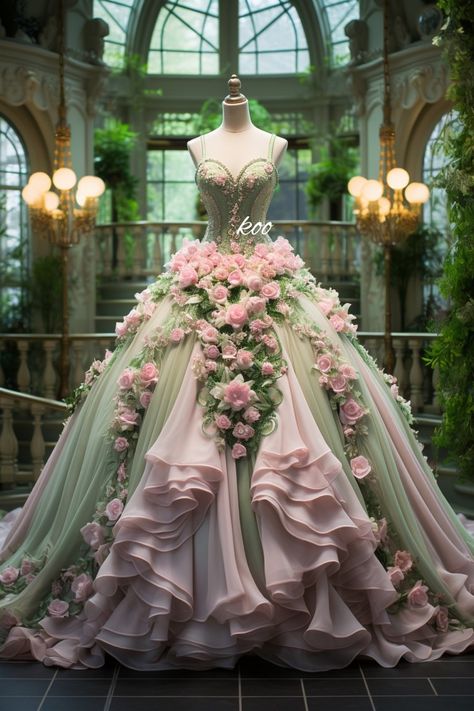 Fancy Dresses Long, Fantasy Dresses, Fantasy Gowns, Pretty Prom Dresses, Fairytale Dress, Fantasy Dress, Glam Dresses, Gorgeous Gowns, Ball Gowns Wedding