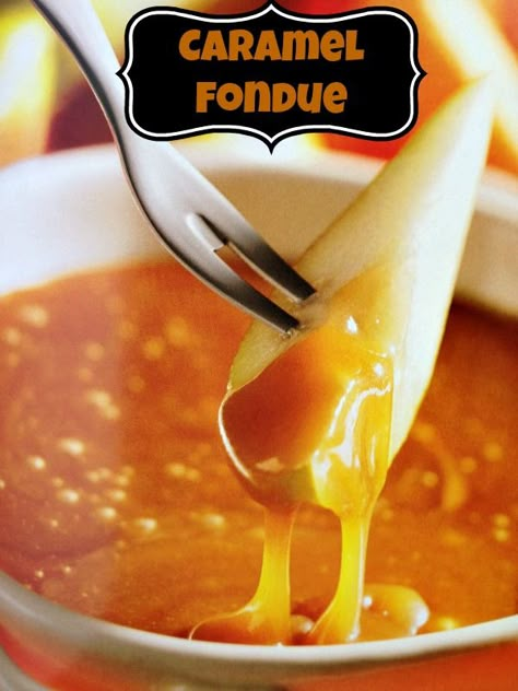 Caramel Fondue #Recipe #food This can be made with #WerthersCaramel by meltiong the #Caramel and adding 2 TBSP milk. Carmel Fondue, Caramel Fondue, Dessert Fondue, Fondue Night, Fondue Recipe, Fondue Party, Fondue Recipes, Rich Desserts, Dessert Dips