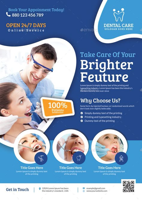 Dental Flyer Template #Dental, #Flyer, #Template Dental Template Design, Dental Design Poster, Dental Brochure Design, Dental Flyer Design, Dental Clinic Ads, Dental Poster Design, Dentist Ads, Dental Advertisement, Dental Banner