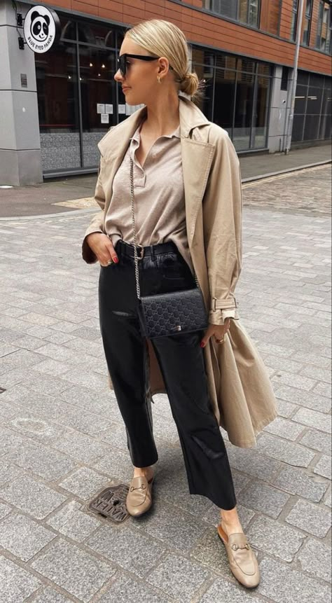 Taupe Chunky Loafers Outfit, Styling Mules Outfit Shoes, How To Style Beige Loafers, Cream Colored Loafers Outfit, Nude Loafers Outfit Women, Boho Winter Outfits Casual, Lydia Tomlinson Outfits Winter, Nude Loafers Outfit, Loafer Mules Outfit