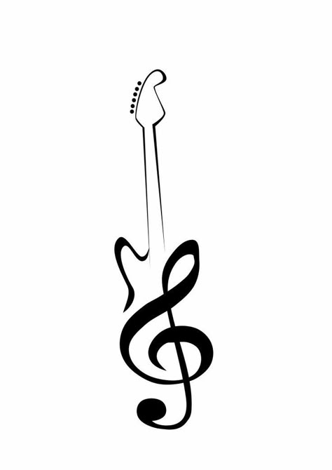 Pinterest Tattoo Ideas, Guitar Tattoo Design, Tattoo Wallpaper, Halloweenský Makeup, Not Musik, Festival Face, Guitar Tattoo, Music Tattoo Designs, Music Drawings