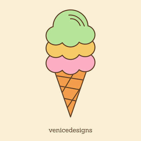 Ice Cream Design Clipart Ice Cream Clipart, Ice Cream Logo, Ice Cream Illustration, Symbol Drawing, Graphic Design Elements, Drawing Vector, 2d Design, Vector Clipart, Alphabet Illustration