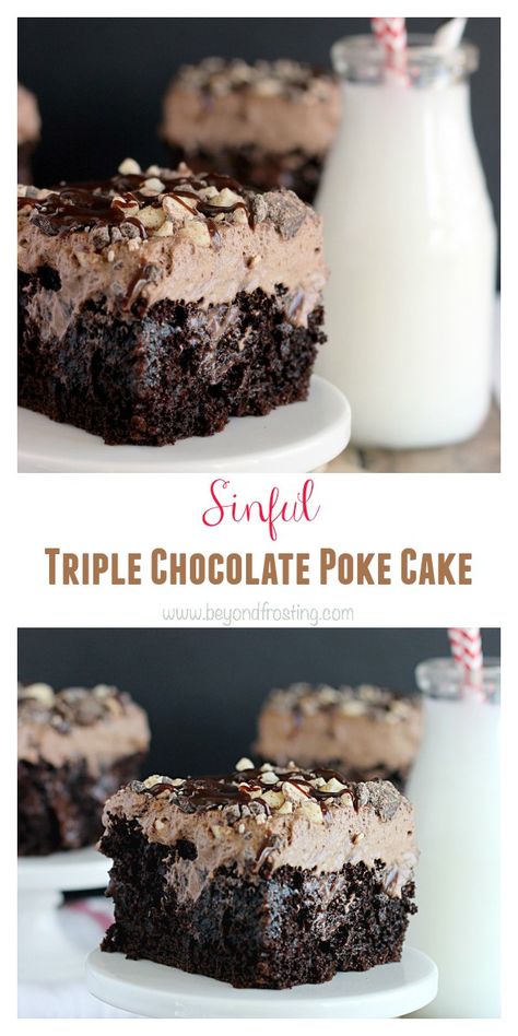 “The Coffee Poke Cake, Poke Cake Chocolate, Pole Cake, Hot Chocolate Whipped Cream, Chocolate Poke Cake, Dump Cakes, Pane Dolce, Chocolate Whipped Cream, Poke Cake Recipes