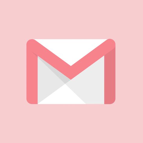 Pink gmail icon Gmail Theme Background, Cute Gmail Icon, Gmail Icon Aesthetic, Pink Gmail Icon, Aesthetic Icons For Apps Pink Phone, Gmail App Icon, Gmail Icon, Widgets Iphone, Pastel Pink Icons:)